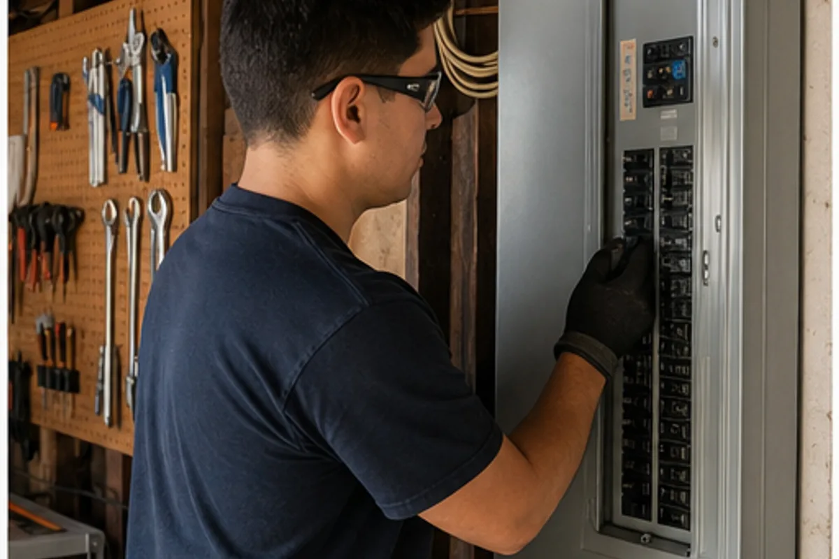 electrical panel upgrade service context for a Los Angeles basin home